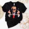 Fuck Nicolas Maduro Donald Trump Middle Fingers Shirt