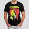 Spidey Wedding The Vision Scarlet Witch Heart Shirt