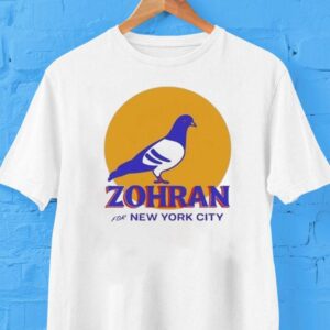 Zohran For New York City Pigeon Shirt