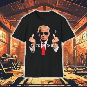 Fuck Nicolas Maduro Donald Trump Middle Fingers Tshirt