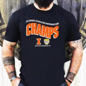 Illinois Fighting Illini Liberty Mutual Music City Bowl Champions On December 30 2025 Shirt