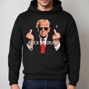 Fuck Nicolas Maduro Donald Trump Middle Fingers Hoodie