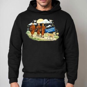 Walk For Peace Monks With Aloka Dog Hoodie