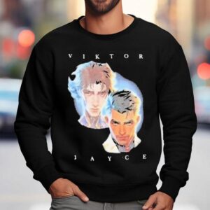 Arcane Jinx And Vi Viktor And Jayce Duo Tonal League Of Legends Shirt 3 Arcane Jinx And Vi Viktor And Jayce Duo Tonal League Of Legends Sweatshirt