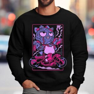 Hello Kitty Drew Wise Kawaii Motor Sweatshirt