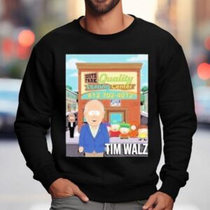 Tim Walz X South Park Quality Learning Center Sweatshirt