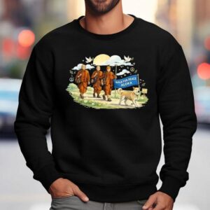 Walk For Peace Monks With Aloka Dog Sweatshirt
